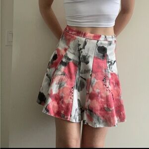 Adorable floral skater skirt size S